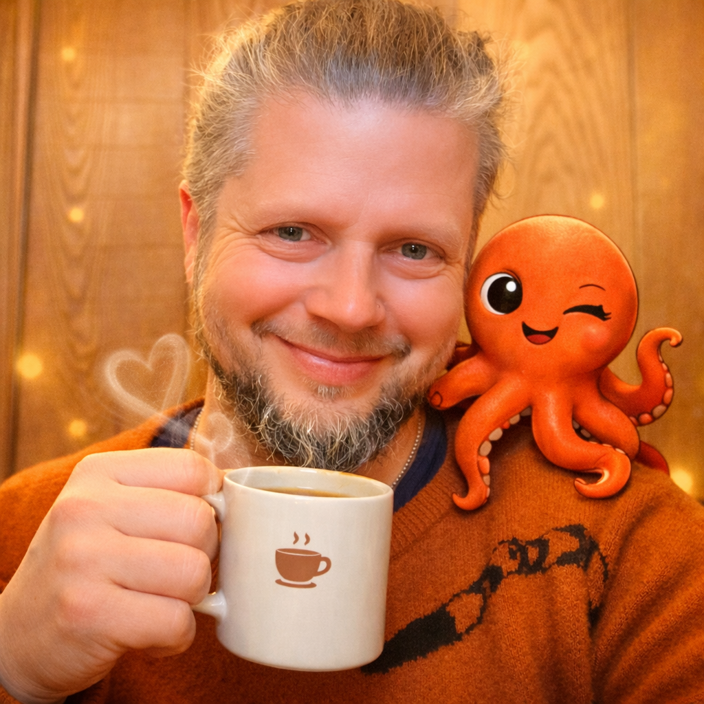 Autor Shopteru s kávou
